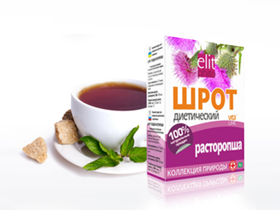 Ostropestřec mariánský – 100% drť z plodů 100g