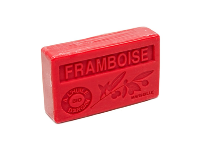 Mýdlo s bio arganovým olejem - Framboise (Malina) 100g